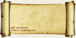 Jana Bršović vizit kartica